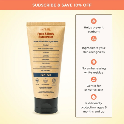Sky and Sol Mineral Sunscreen